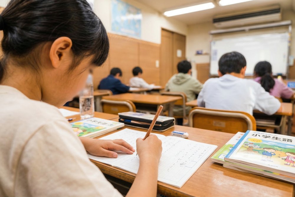小学生クラスの授業風景